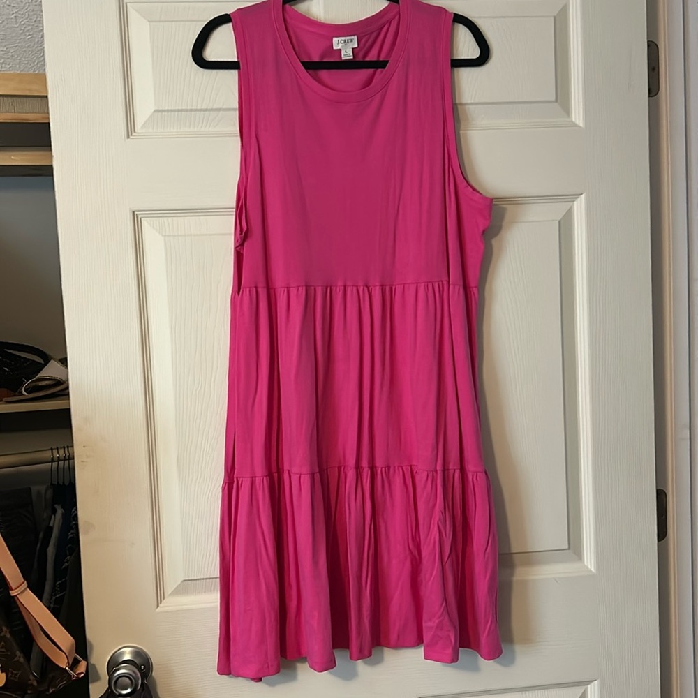 Jcrew Tiered Swing Dress